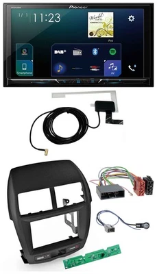 Pioneer 2DIN DAB USB MP3 Bluetooth Autoradio für Mitsubishi ASX 2010-2014 - Bild 1 von 4