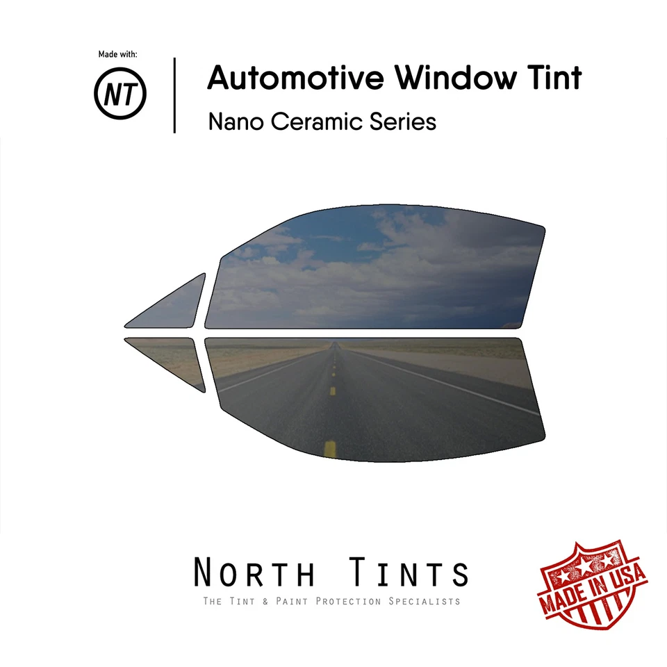 Película de tinte de ventana precortada nano cerámica vidrio automotriz para Scion FR-S 2013-2016 Foto 1 de 4