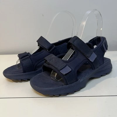 Art Class Big Kid Boys Ryder Ankle Strap Sandals Blue Size 1 Summer Comfort - Image 1 of 4