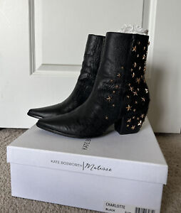 Matisse x Kate Bosworth Charlotte Star Studded Black Boots Size 9.5