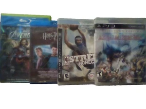 5 PlayStation 3 Games+ 2 Blu-Ray Movies, NBA Street, Final Fantasy Madden's+More - Picture 1 of 16