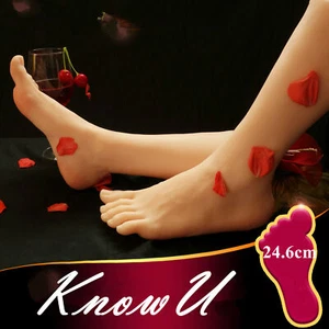 1Pc Lifelike Silicone Model Mannequin Legs Display Female Feet 24.6cm - Picture 1 of 8