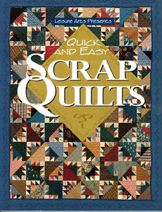 Leisure Arts Quilt Book Quick and Easy Scrap Quilts Oxmoor House 2001 bfeqt0086 - Picture 1 of 4