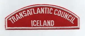 Transatlantic Council, Iceland RWS Red & White Strip, Mint! - Picture 1 of 1