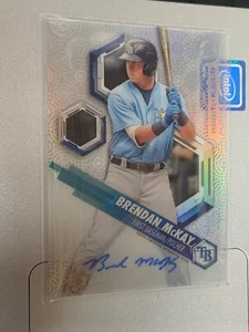 Brendan McKay 2018 Bowman High Tek Auto PHT-BM Tampa Bay Rays - Picture 1 of 2