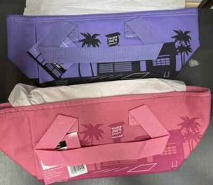 Trader Joe's Valentinstag Mini Thermo Beuteltasche Tasche Paket Rosa Lavendel Lila - Bild 1 von 1