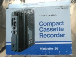 REALISTICO REGISTRATORE A CASSETTE COMPATTO-INCLUDE ACCESSORI-SOLO PARTI O RIPARAZIONE - Foto 1 di 5