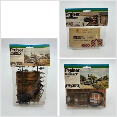 Lote - Preiser Military 1/72 Paracaidista Turnpike 4804 4805 4516 Juegos Sellados Foto 1 de 4