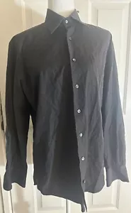 Men's Dolce&Gabbana Black Button Up Shirt Size 15/38 - Picture 1 of 8