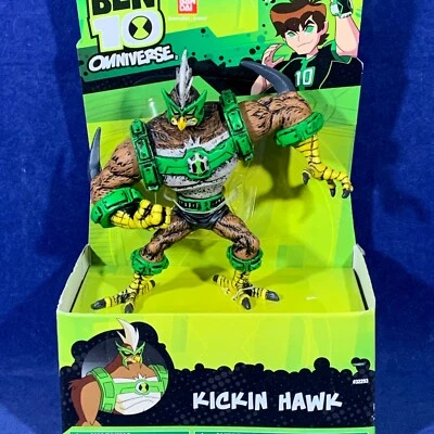 Nuevo - Figura de acción de vinilo KICKIN HAWK - 5" Ben 10 OMNIVERSE - 2012 BANDAI 32293 Foto 1 de 4