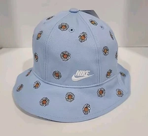 Cappello Nike Sportswear Daisy Bucket blu chiaro adulto unisex S/M NUOVO DR0618-548 - Foto 1 di 3