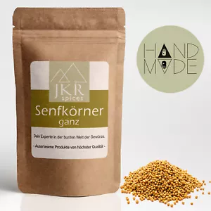 2500g Senf Senfkörner gelb Senfsaat Senfsamen | ganz | Handerpackt - Bild 1 von 5