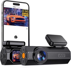 1440P Car Dash Cam with APP, WiFi, Night Vision, Parking Monitor, G-Sensor - Picture 1 of 7
