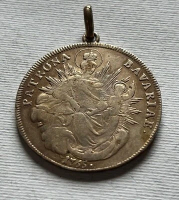 Germany 1 Conventionsthaler 1765 Maximilian III Joseph Silver Coin - Image 1 of 2