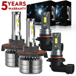 For Jeep Patriot 2007-2009 LED Headlight Bulb High Low Beam Foglight White F5QQC - Picture 1 of 12