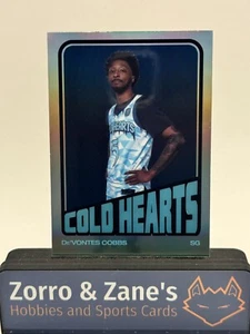 De’VONTES COBBS - 2023 Topps Chrome OTE #TB72-6 COLD HEARTS Refractor - Picture 1 of 2