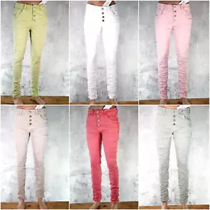 ♥️ JEWELLY Trendfarben 2025 Herz Schmuckknöpfe Baggy Boyfriend Jeans *777 - Bild 1 von 90