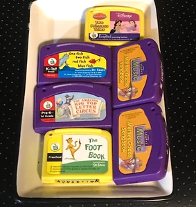 Leapfrog LeapPad Lot of 6 Asst Learning Game Cartridges Preschool & Prek-1st - Picture 1 of 5