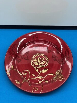 Platos de ensalada JOSEPHINE Pier 1 Imports platos de piedra de hierro pintados a mano Foto 1 de 3