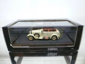 MATRIX MERCEDES BENZ MODELL K TORPEDO LIM 18/240 - WHITE 1:43 - VERY GOOD IN BOX - Picture 1 of 10
