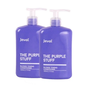 2PCS Jeval The Purple Stuff Blonde Conditioner 400ML - Picture 1 of 1