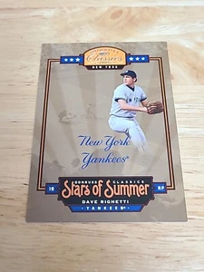 2005 Donruss Classics Stars of Summer /1000 Dave Righetti #BOS-7 NY Yankees $$ - Picture 1 of 2