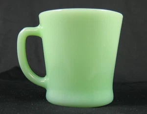 ANCHOR HOCKING FIRE KING - JADEITE D HANDLE MUG COFFEE CUP - Picture 1 of 6