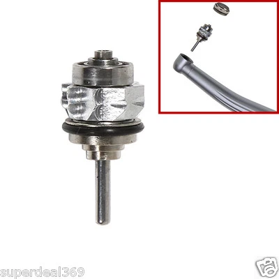 Rotor de turbina dental Catridge para pieza de mano de alta velocidad con botón pulsador SANDENT Foto 1 de 4