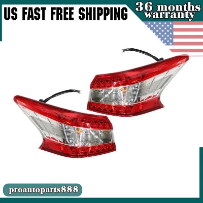 1Pair LED Tail Lights Outer Brake Lamp for 2013-2015 Nissan Sentra Left & Right - Image 1 of 4