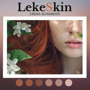 LEKESKIN, CREMA VISO SCHIARENTE, MACCHIE SCURE DELLA PELLE, ESFOLIANTE VISO - Foto 1 di 5