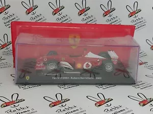 DIE CAST " FERRARI F2002 RUBENS BARRICHELLO - 2002 " FERRARI F1 1/24 - Foto 1 di 3