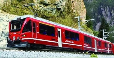 KATO N Gauge Rhaetian Railway ABe8/12 Allegra 3 Unit Set 10-1273 Model Train NEW - Image 1 of 2