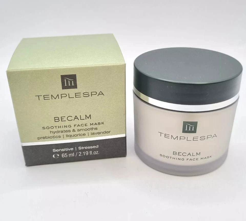 🩷 Temple Spa Be Calm Soothing Face Mask 65ml Hydrates Smooths Becalm BNIB - Image 1 of 1