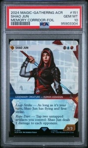 2024 MTG Assassin's Creed Shao Jun Memory Corridor FOIL PSA 10 GEM #151 - Picture 1 of 2