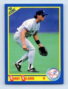 1990 Score Randy Velarde New York Yankees #524 - Picture 1 of 2