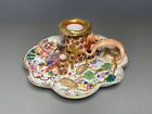 MUSEALER MEISSEN LEUCHTER FABELTIER DRACHE MUSE WEINRANKEN GOLD 1.WAHL 18.JH.