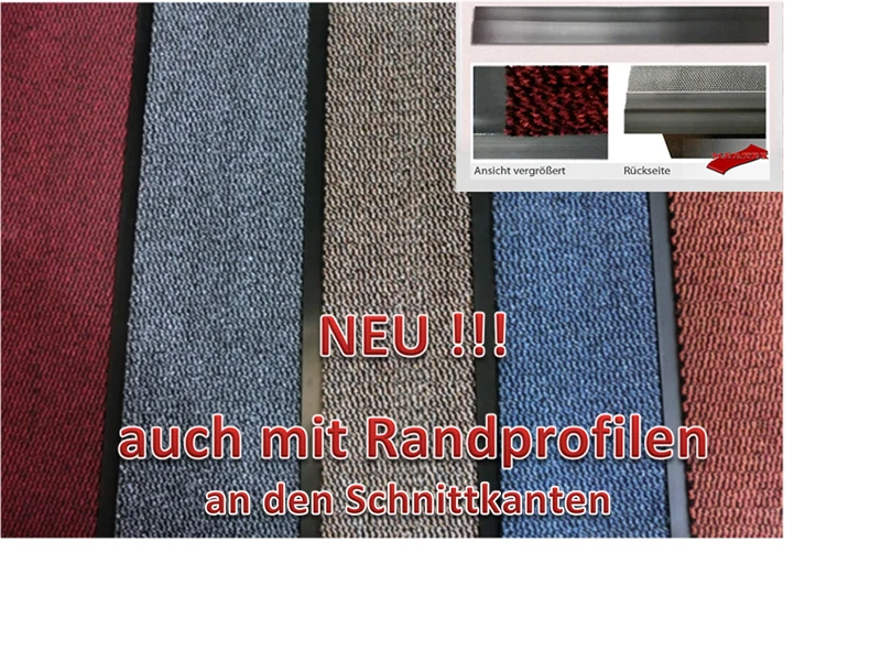 Schmutzfangläufer 90 cm breit Bern Meterware wahlweise mit Schnittkantenprofil - Bild 1 von 1