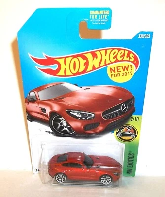 2017 风火轮 1: 64 HW EXOTICS 2/10 深橙色 '15 MERCEDES-AMG GT #338/365 — 第 1/4 张图片