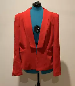 Pink Ruby Garland Long Sleeve Blazer Red Size 14 PJ165005 Brand New - Picture 1 of 8