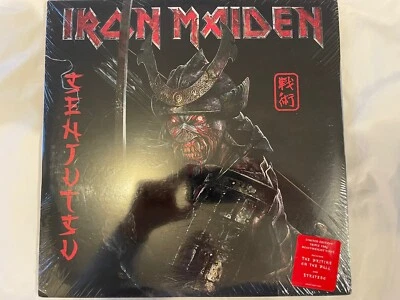 Senjutsu by Iron Maiden, Triple LP Vinyl, Limited Edition, Red & Black Marble Foto 1 de 4