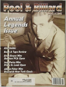 Pool & Billiard Magazine Oct 1997 Don Willis Irving Crane Efren Reyes MZ5 - Picture 1 of 3