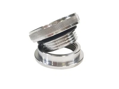 Tampa de parafuso de solda de alumínio no pescoço de enchimento Bung - pequeno tanque de óleo de gás CNC 1-1/4 x 12 - Imagem 1 de 4