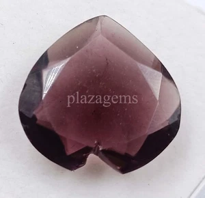 LAB CREATED 16,20 CT ZERTIFIZIERTER LILA AMETHYST HERZSCHLIFF LOSER EDELSTEIN 5ARQ - Bild 1 von 4
