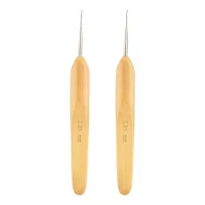 JubileeYarn Steel Crochet Hooks w/Bamboo Handle - 2pc Sets - Picture 1 of 138