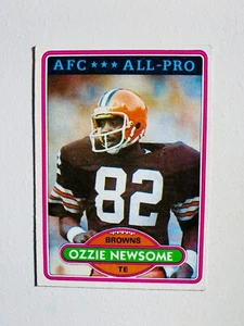 Tarjeta de fútbol americano 1980 Topps #110 Ozzie Newsome casi nueva-como nueva NFL - Imagen 1 de 2