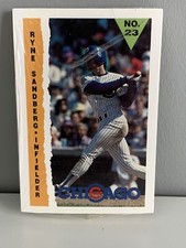 1990 Chicago Cubs Marathon Gas Factory Sealed Team 28 Card Set Sandberg Dawson
