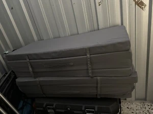 120x200x7cm, Faltmatratze TRAVEL anthrazit Campingmatratze für Van/Bus 2x - Bild 1 von 4