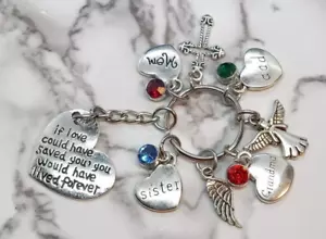 "If love could have saved you..." Memorial Keyring - Sympathy Funeral Gift - Picture 1 of 1