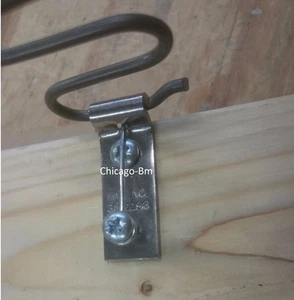 Kit de reparación de clips/soportes de resorte Zig Zag + tornillos-suministros de tapicería-hecho en EE. UU. - Imagen 1 de 7