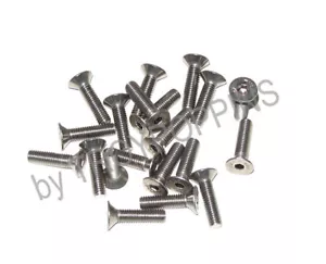 20-SS M4-0.7 X 20MM SFH SOCKET FLAT HEAD ALLEN STAINLESS STEEL A2 SCREWS 4MM - Picture 1 of 1